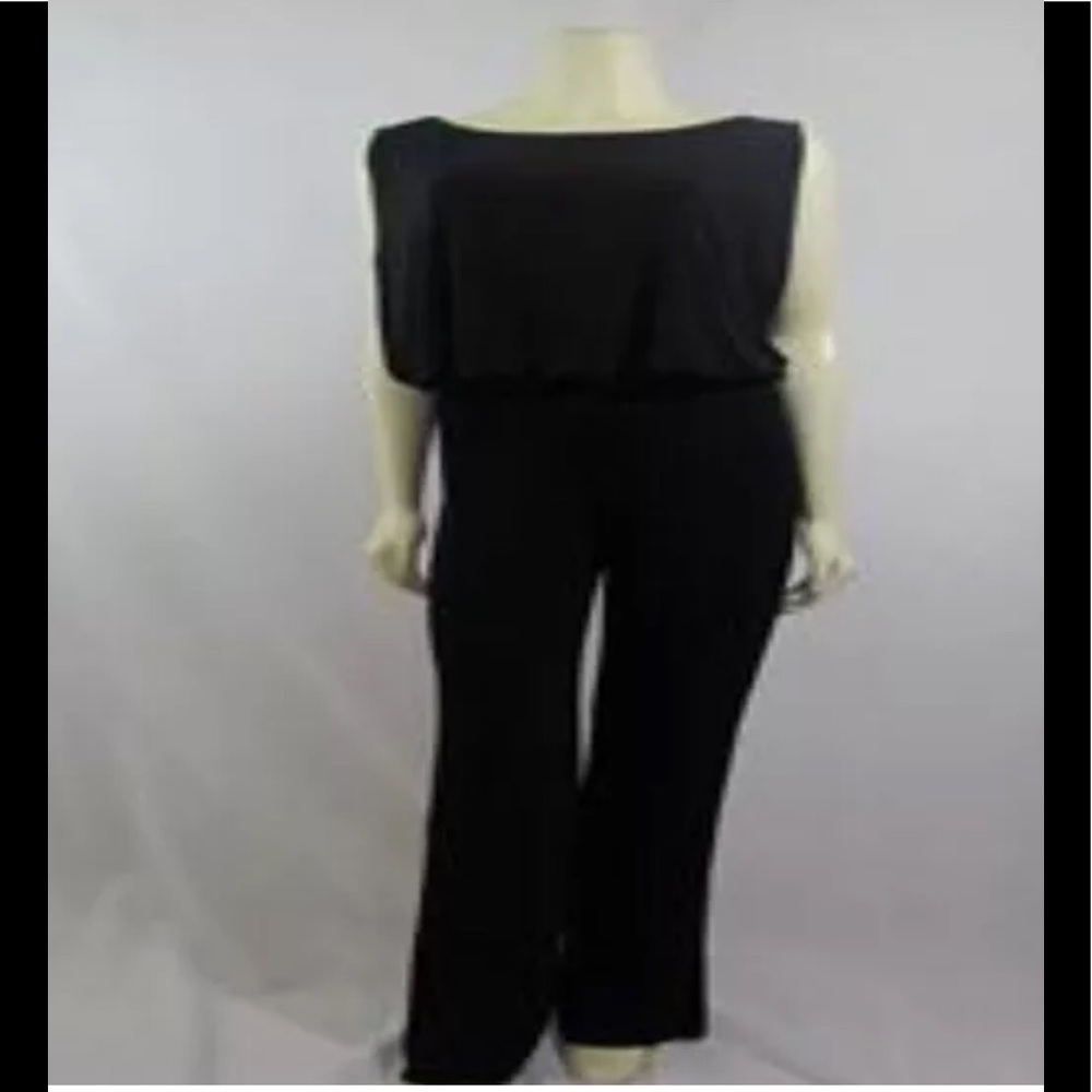 Laundry by Shelli Segal Jersey blouson jumpsuit-10